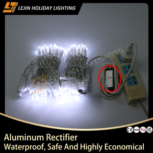 Guirlande lumineuse LED étanche à lumière blanche pour décoration de jardin extérieure, idéale pour les fêtes de Noël, certifiée CE, RoHS, SAA - Product Image 2
