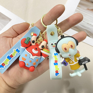 Llavero de dibujos animados transfronterizo de Bob Esponja, accesorio creativo de peluche de Sr. <span class=keywords><strong>Krabs</strong></span> para bolsos, para hombres y mujeres - Product Image 5