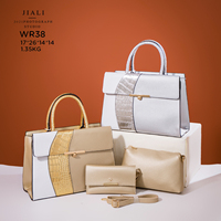 QAZA Vente Chaude en Gros Sacs Fourre-Tout Sacs à Main et Sacs à Bandoulière de Luxe pour Femmes 2024 Nouvelle Collection Designer en Cuir PU 3-en-1