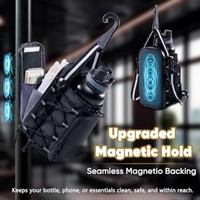 Sac de sport magnétique mini puissant, plusieurs styles en stock, pochette personnalisable avec logo, pochette de luxe pour fitness, plusieurs styles, compartiment pour bouteille d'eau