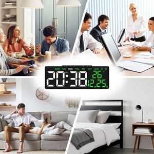 Horloge numérique à écran large <span class=keywords><strong>Cyberpunk</strong></span> à piles pour enfants, pour le bureau personnel, la scène, l'alarme, la maison - Product Image 6
