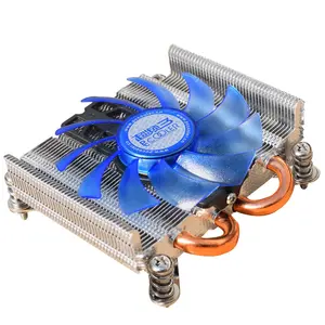 PCCOOLER S85 blade CPU cooler INTEL platform/2 Тепловые трубы/интеллектуальный контроль температуры/8 бесшумный вентилятор/Все-в-о