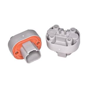 Conectores Automotrices Jeking, Conector DT de 2 Pines, Montaje Vertical/180°, DT15-2P, Rojo - Product Image 6