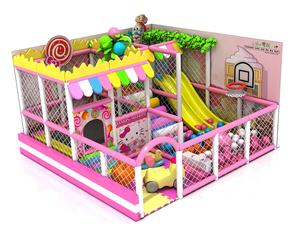 Vente directe d'usine Jardin Thème Naughty Castle Jeux pour enfants Équipement de jeu intérieur Aire de jeux intérieure pour enfants avec piscine <span class=keywords><strong>à</strong></span> balles - Product Image 4