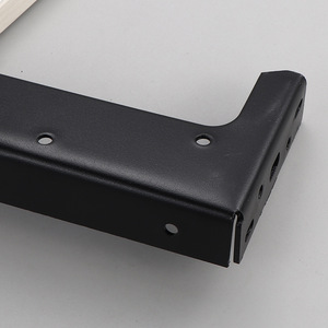 Cadre de support de meuble TV moderne de style L Support de bureau suspendu à code de levage lourd pour cuisine salle à manger en acier inoxydable - Product Image 2