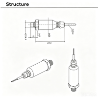 Transmetteur de pression en acier inoxydable 316L IP65 avec technologie piézorésistive pour applications industrielles exigeantes