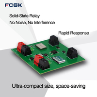 Relé de Estado Sólido Miniatura FCGK SDD-6HAII, Controlado por Microcontrolador, 10A 60VDC, Bajo Consumo de Energía, Larga Vida Útil