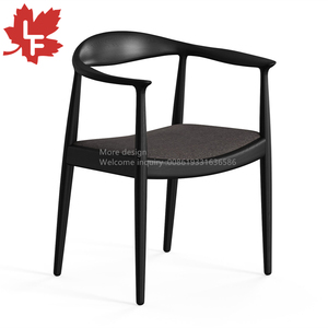 Chaise Ronde Kennedy Design Économique, Siège en PU de Haute Qualité, Chaise de Salle à Manger Rembourrée Moderne, Meuble de <span class=keywords><strong>Cave</strong></span> à <span class=keywords><strong>Vin</strong></span> en Bois Massif pour la Maison - Product Image 5