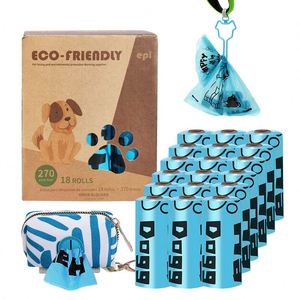 Sacs à déjections canines durables pour usine, 2 sacs de sacs poubelles pour animaux de compagnie avec motif d'os, sacs de ramassage de déjections - Product Image 1