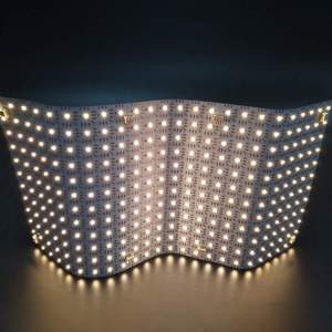 60 Wát kép màu trắng mềm LED Backlit linh hoạt tấm bảng điều chỉnh siêu mỏng độ sáng cao hiện đại cho Đá Bàn đèn nền - Product Image 1