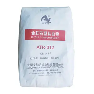 Ácido sulúrico ATR312, polvo blanco de titanio, anada, rutilo, blanco