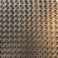 Panneau métallique perforé décoratif architectural en aluminium pour façade de bâtiment, mur-rideau et design de plafond