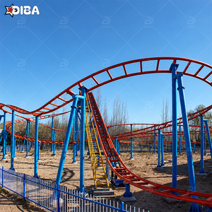 Manège de parc d'attractions en acier pour l'extérieur, grande montagnes russes extrêmes, train à 3-6 boucles, à vendre - Product Image 6