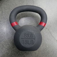 TOPTONS OEM Vente en gros Ensemble de kettlebells sur mesure en fonte revêtue Cafetera Conocido pour musculation