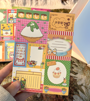 Carnet multi-grilles Wakawaka original avec base détachable - Parfait pour la tenue de registres, écriture non collante