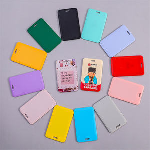 Práctico Portacredenciales Deslizante <span class=keywords><strong>para</strong></span> Tarjetas <span class=keywords><strong>de</strong></span> Identificación, Tarjetas <span class=keywords><strong>de</strong></span> Crédito, Licencias <span class=keywords><strong>de</strong></span> Conducir, Llaveros, <span class=keywords><strong>para</strong></span> Bodas, Recuerdos, Promociones - Product Image 3