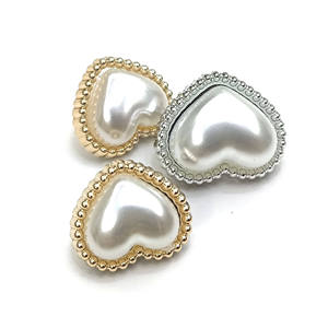 Bán buôn nhựa vòng ngọc trai Shank nút với sequins và mạ cho Cardigan Hàng dệt kim phụ kiện may mặc - Product Image 6