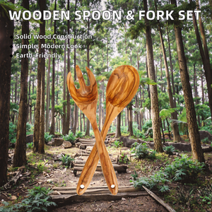 Cuchara Grande de Madera con Baño de Oro Rosa Ecológica de Alta Calidad al por Mayor, Tenedor con Mango de Olivo, Utensilio para Comer Helado para Niños, para Arroz - Product Image 2