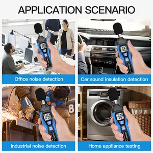 SL720 Misuratore di Decibel ad Alta Precisione, Strumento per il Monitoraggio del Rumore in Ufficio, Tester di Decibel 30-130dB - Product Image 5