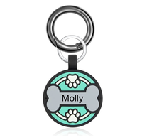 Großhandel Silikon-Hundemarke mit individuellem QR-Code, lebensmittelecht, einzigartiges Haustier-ID-Tag für Hunde