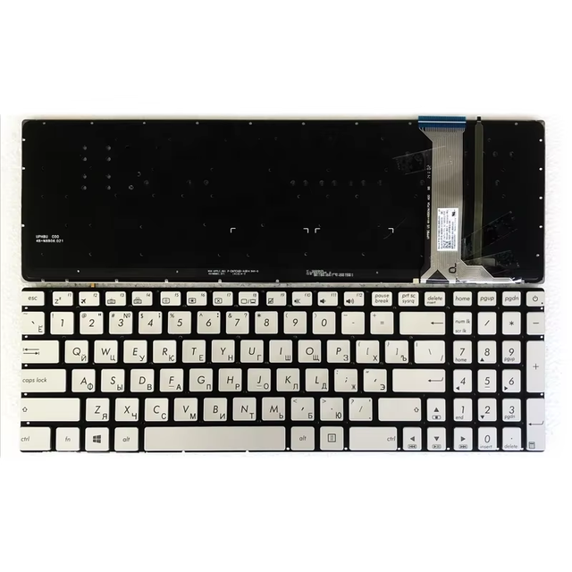 Backlight Russian RU Keyboard for ASUS N551 N551J N551JB N551JK N551JM G551VW G551 N552 N751 N752 Laptop Keyboard 0KNB0-662BRU00