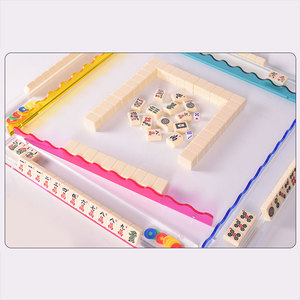 ตัวผลักไพ่นกกระจอกแฟชั่นตัวเครื่องชัดเจนเน้นสีฟ้าชมพูเหลือง - Product Image 2