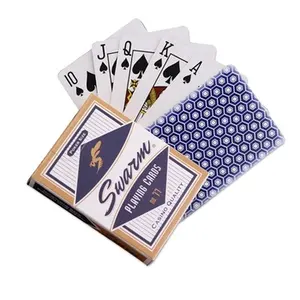 Playing Card Print Best Quality Mini Picture Playing Cards Standard Printing Blank Poker USA Blue Core Paper Round Playing Cards Custom Logo