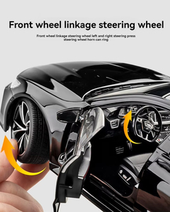 1:18 originale Aodi RS7 modello di auto in lega con chiave RC con suono e luce porte Pullback aperto Display giocattolo <span class=keywords><strong>collezione</strong></span> regalo modello di auto - Product Image 3