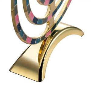 Ménorah juive à 9 branches colorée, <span class=keywords><strong>plusieurs</strong></span> types, Hanoucca - Product Image 3