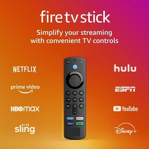 Télécommande de remplacement vocale compatible avec <span class=keywords><strong>Fire</strong></span> <span class=keywords><strong>TV</strong></span> Stick 2e/3e génération / <span class=keywords><strong>Fire</strong></span> <span class=keywords><strong>TV</strong></span> 4K 3e génération pour <span class=keywords><strong>Fire</strong></span> <span class=keywords><strong>TV</strong></span> - Product Image 1