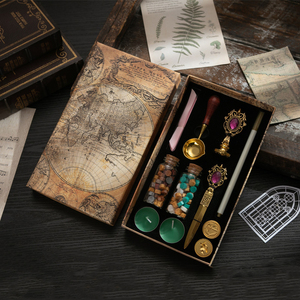 Wax Seal Stamp Spoon DIY Wedding Invitations Decorative Fire Lacquer Seal Kit - Product Image 4