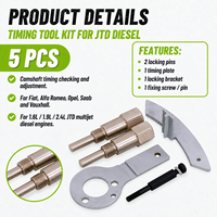 Kit d'outils de calage moteur pour Fiat Alfa Romeo Opel Saab 1.6 1.9 2.4 JTD Multijet Diesel, avec kit de blocage d'arbre à cames, d'arbre à vilebrequin et de volant moteur