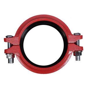 ข้อต่อแบบมีร่องสำหรับดับเพลิง ข้อต่อแบบยืดหยุ่นสำหรับระบบหัวฉีดน้ำดับเพลิงในคลังสินค้า ข้อต่อแบบข้อศอก ข้อต่อแบบหน้าแปลน ข้อต่อแบบที ท่อไฮดรันท์ดับเพลิง - Product Image 1