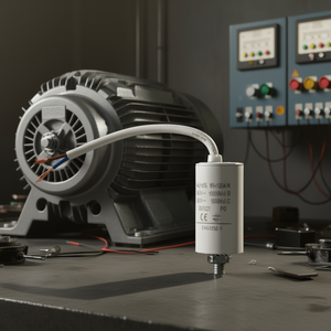 Condensateur à film 4,0uF 450V avec câble pour applications de démarrage de moteur - Product Image 3