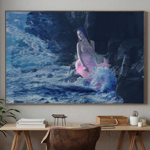 Hiện đại Oriental Nude dầu chân dung Đóng Khung in treo tường nghệ thuật cho trang trí nội thất - Product Image 2