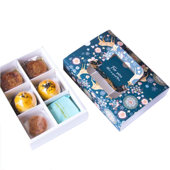 OEM ODM упаковочная коробка mooncake с ручкой