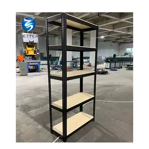 פלדה מחוררת זווית מסמרת מתלה אור החובה Boltless מדפי - Product Image 1