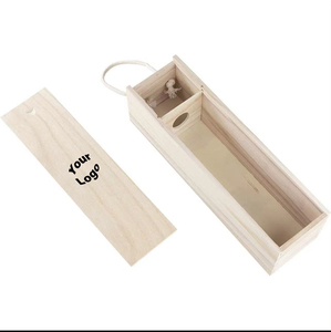Tùy chỉnh thông gỗ rượu vang Hộp quà tặng rượu vang vận chuyển hộp và chèn rượu vang trường hợp - Product Image 3