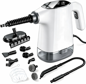 <span class=keywords><strong>Nettoyeur</strong></span> <span class=keywords><strong>Vapeur</strong></span> <span class=keywords><strong>Professionnel</strong></span> Électrique 1200W avec Noyau Chauffant Amélioré, Contrôle Numérique Intelligent et Écran Tactile pour Voiture et Hôtel - Product Image 6