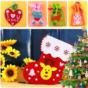 <span class=keywords><strong>Feutre</strong></span> non tissé en polyester doux et coloré de haute qualité, tissu artisanal DIY en plusieurs tailles et motifs pour les travaux manuels des enfants - Product Image 6