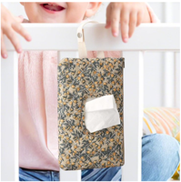 Sac portable pour lingettes humides pour maman, porte-lingettes pour bébé, pochette élégante à suspendre pour lingettes pour bébé