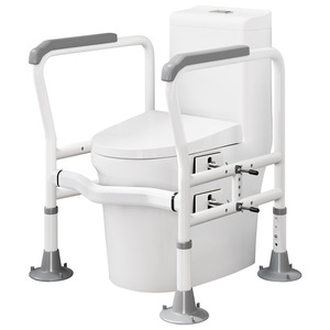 Toiletten-Armstütze für Senioren Sicherheitsstützgestell Moderner Stil 150kg Tragkraft Badezimmer Toiletten-Sitzhilfe für Ältere - Product Image 1