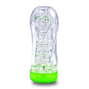 Volwassen Mannelijke Handleiding Vliegtuig Ontwerp Masturbator Cup Cock Ring & Wand Massager Self-Plezier Seksspeeltje - Product Image 5