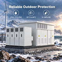 Convertisseur de stockage d'énergie bidirectionnel BESS PCS 3500KW 1500V à grande échelle VSG IP65 Haute efficacité (>99%) Sans transformateur