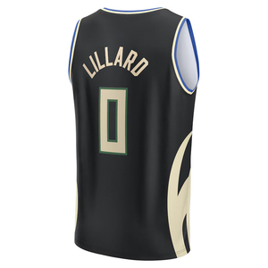 <span class=keywords><strong>Milwaukee</strong></span> 2025 para Hombre # <span class=keywords><strong>Camiseta</strong></span> de <span class=keywords><strong>Baloncesto</strong></span> Personalizada Lillard, Camisetas Bordadas, Uniformes Juveniles, Ropa Deportiva con Logotipo - Product Image 3