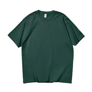 कम बाजू की टी शर्ट ठोस रंग DIY अनुकूलित कॉम्पैक्ट Siro कताई कंघी कपास 280 ग्राम फैशन लड़का tshitrs उच्च गुणवत्ता