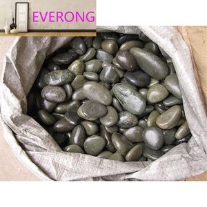 Small Shiny Black Color Cobble <strong>Polish</strong> Garden Landscape <strong>River</strong> Black Pebble <strong>Stone</strong> - Product Image 4