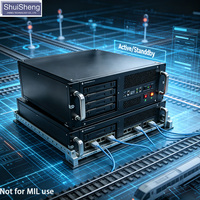 Plateforme informatique robuste en rack, avec large plage de températures, anti-vibrations et anti-chocs, pour déploiement industriel embarqué en environnements difficiles
