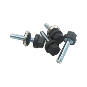 Vis de serrage manuelles M8 avec plaque de pression et poignée en plastique pour fixation de support d'ordinateur, installation sans outil - Product Image 1