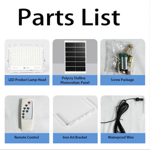 عملي فائق السطوع ، جهاز استشعار عن بعد للجسم ABS ، جهاز تحكم عن بعد IP68 شمسي LED للحدائق وإضاءة الطرق الخارجية - Product Image 6